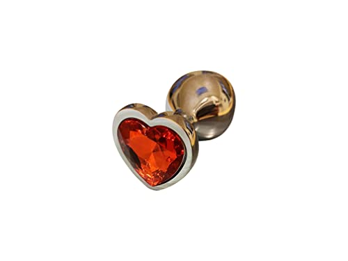 Red Heart Shaped Butt Plug