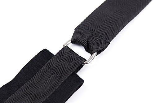 Bondage Over Door Wrist Restraints with Adjustable Soft Cuff Restraints