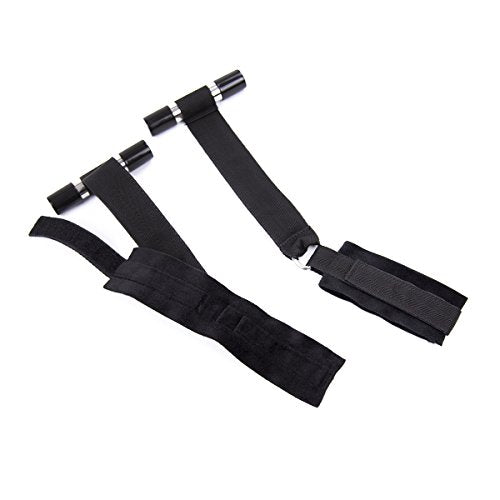 Bondage Over Door Wrist Restraints with Adjustable Soft Cuff Restraints