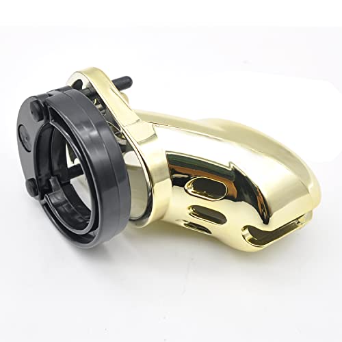 Chastity Cage in Gold Incl 5 Different Size Rings